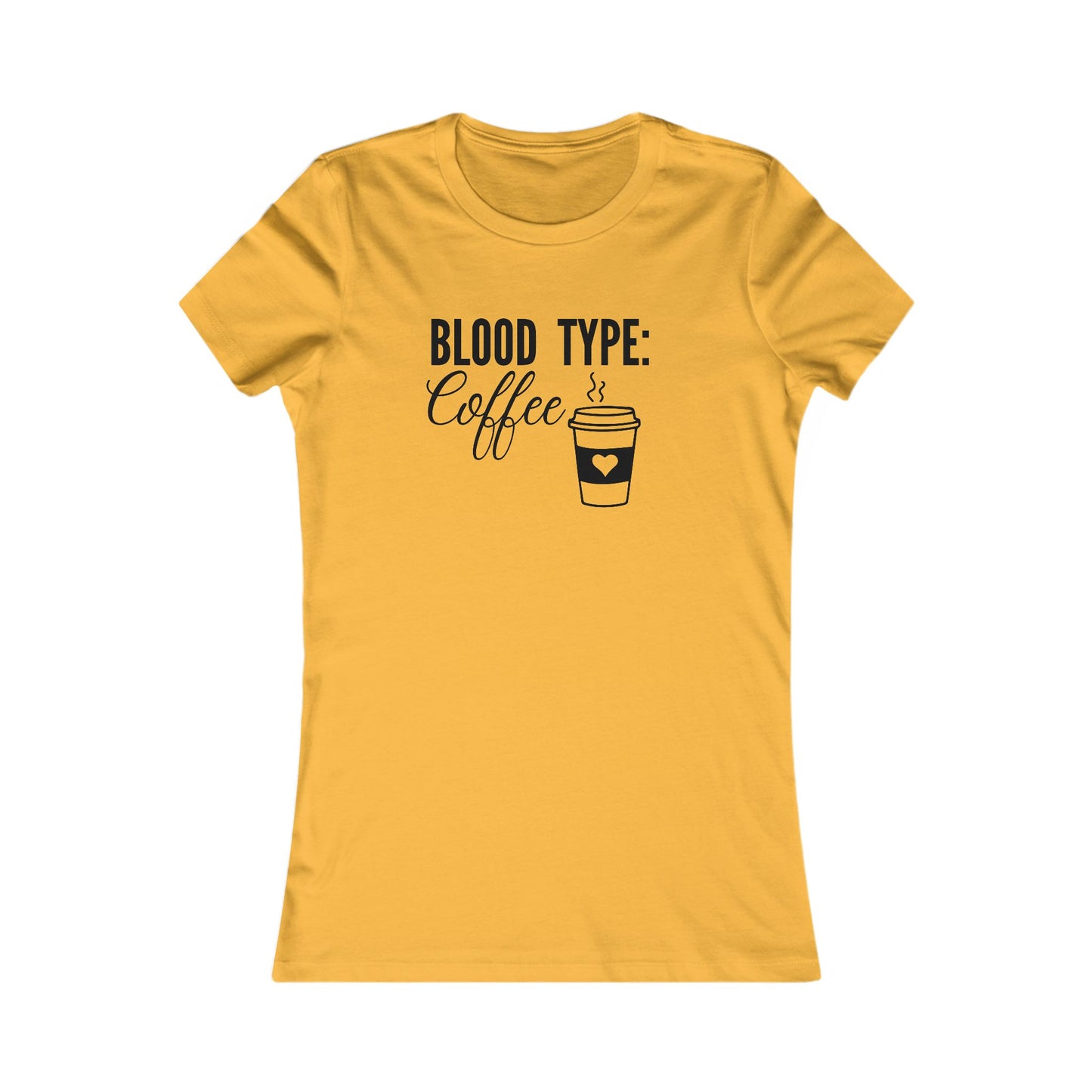 Blood Type Coffee T-Shirt - Women's Fit