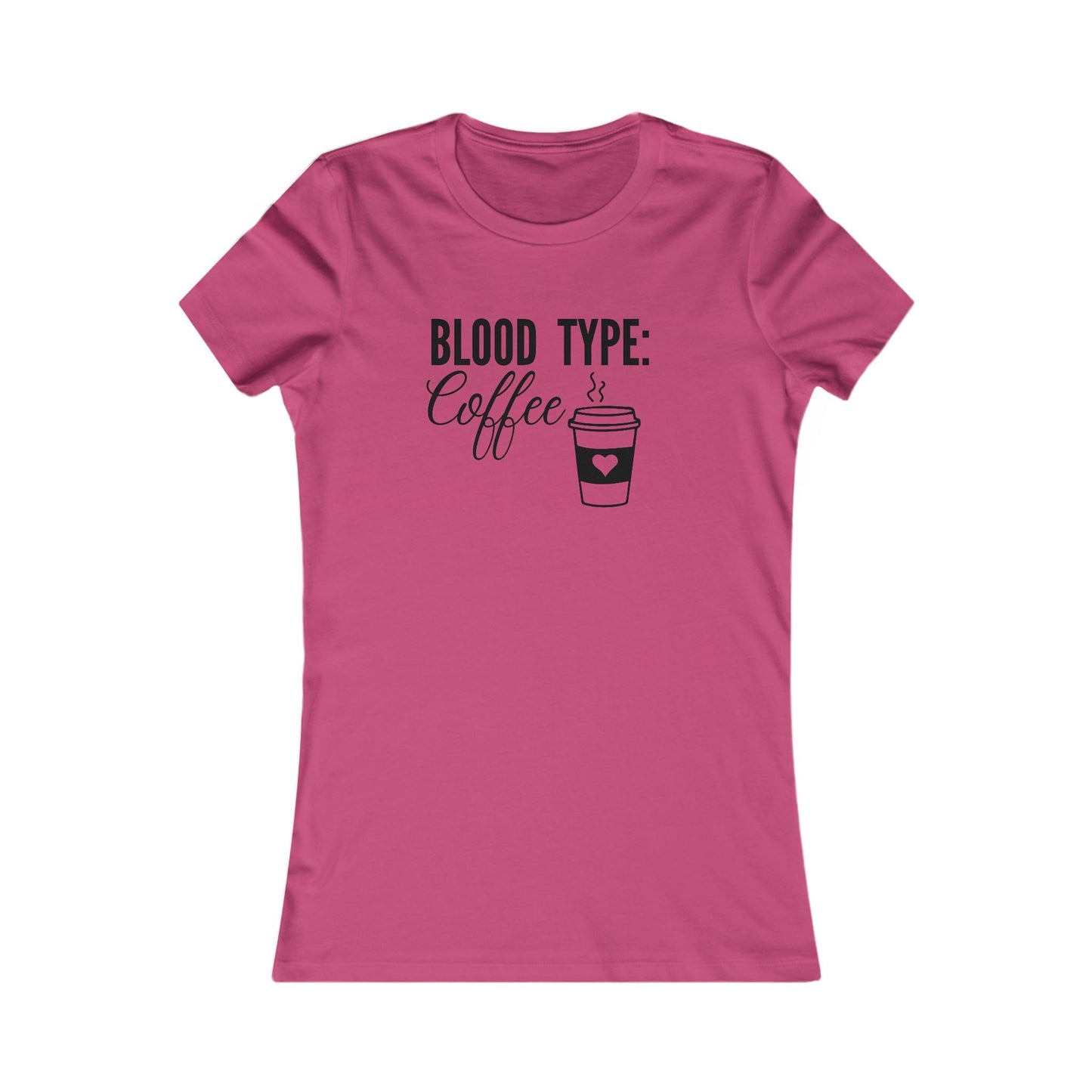 Blood Type Coffee T-Shirt - Women's Fit