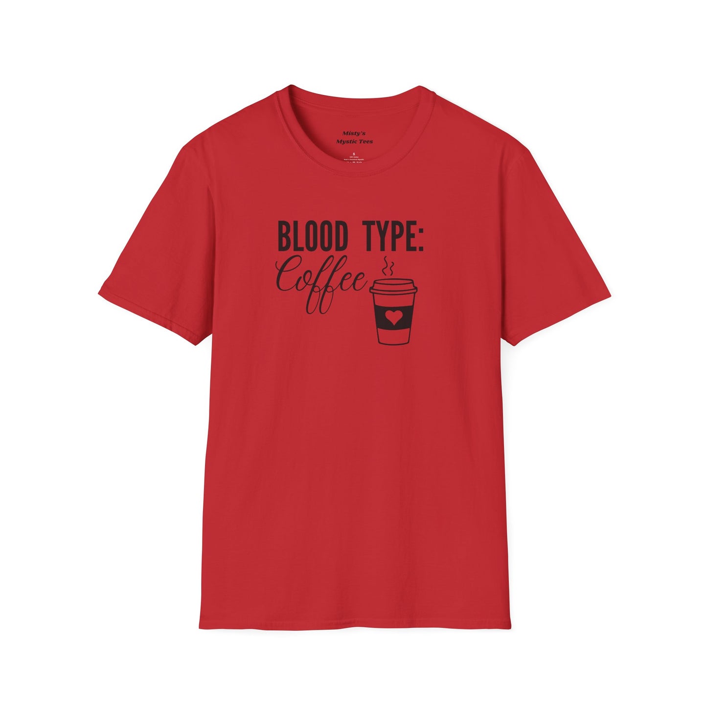 Blood Type Coffee T-Shirt