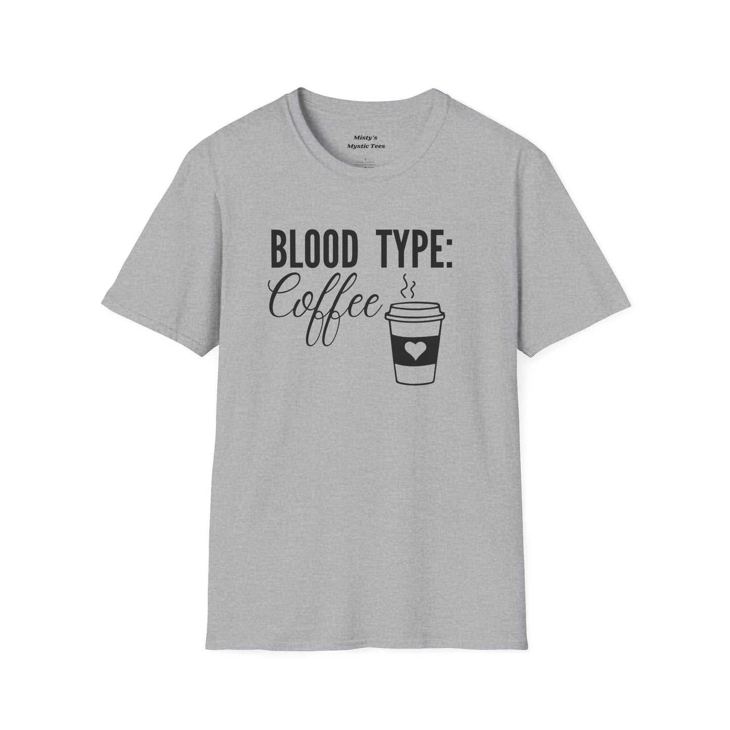 Blood Type Coffee T-Shirt