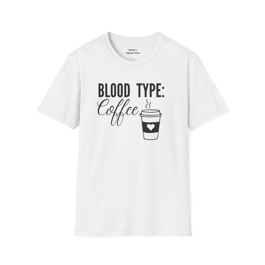 Blood Type Coffee T-Shirt